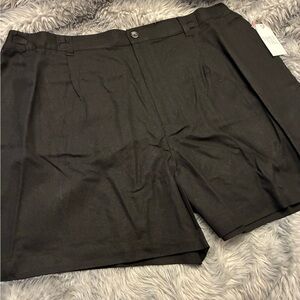 NWT Black Linen Blend Shorts